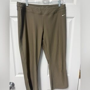 Nike Dri-Fit green Nike workout pants, Size L